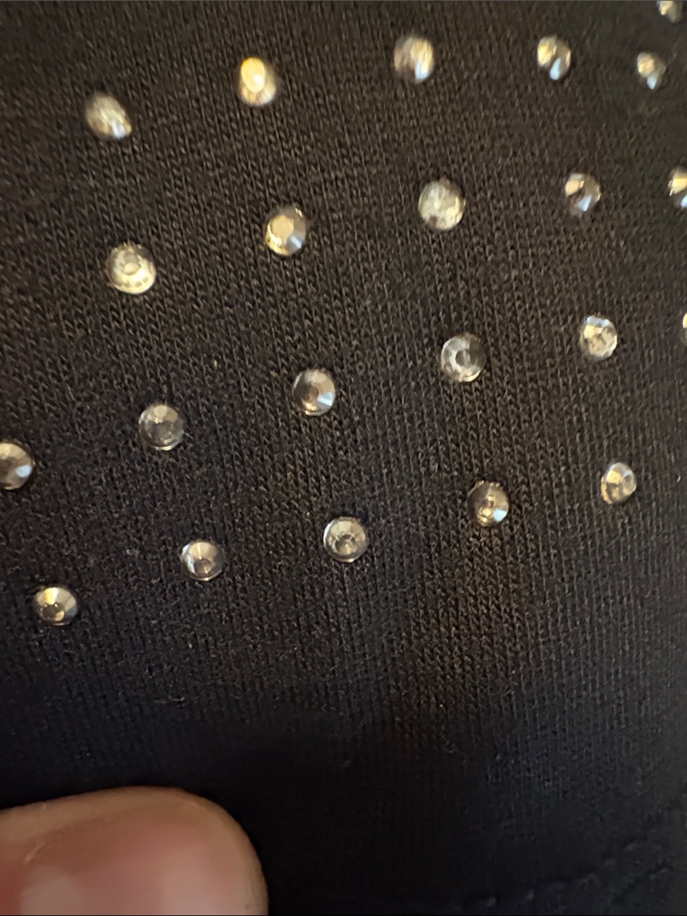 Women’s long sleeve top with crystal sleeves - Picture 4 of 4